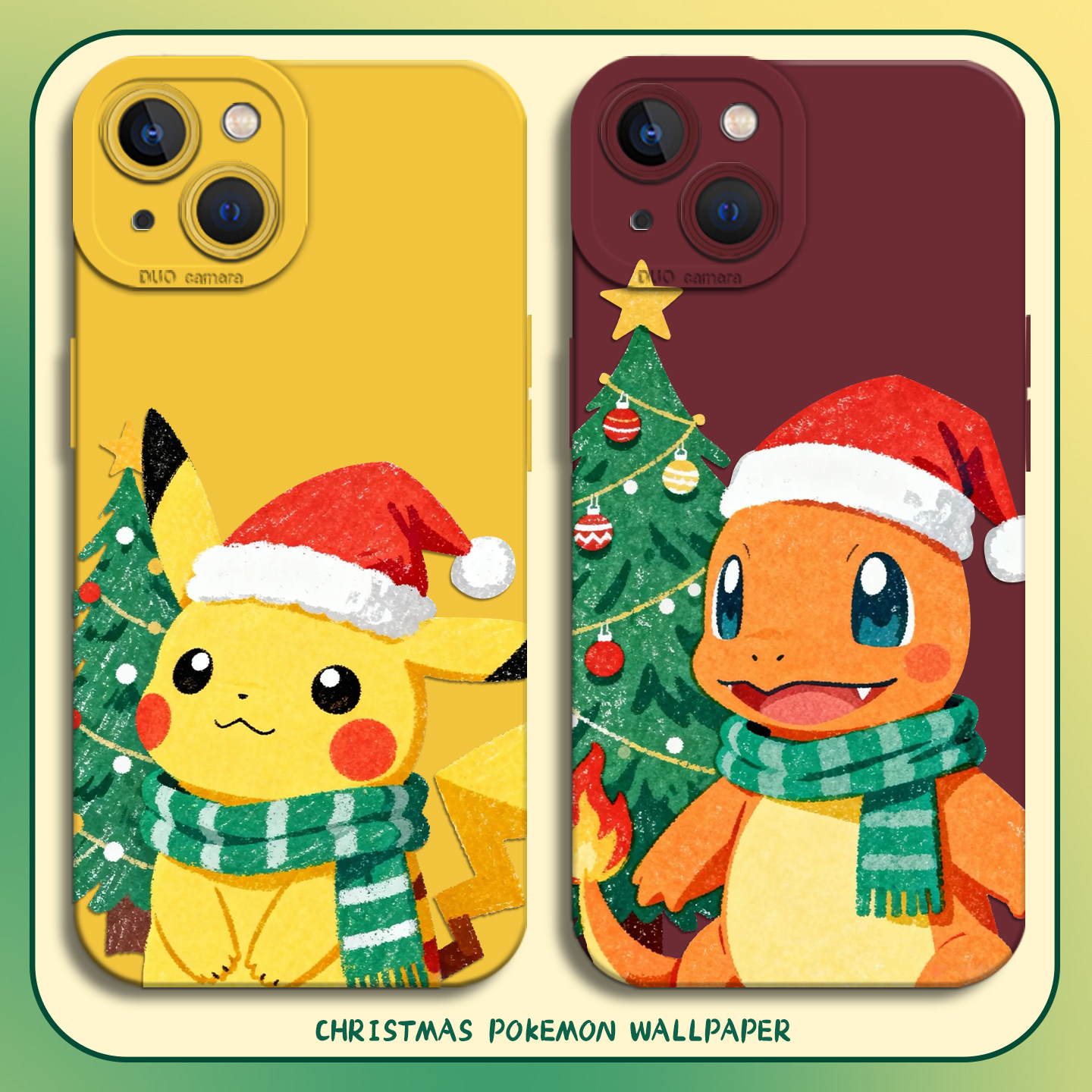 适用苹果17手机壳iphone16promax圣诞节15plus