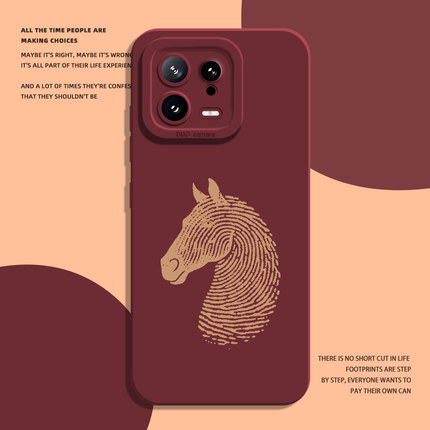 适用小米17promax手机壳15指纹马年14pro新款13红色12限定11红米k90k80k70k60k50k40s新年note10本命年turbo4