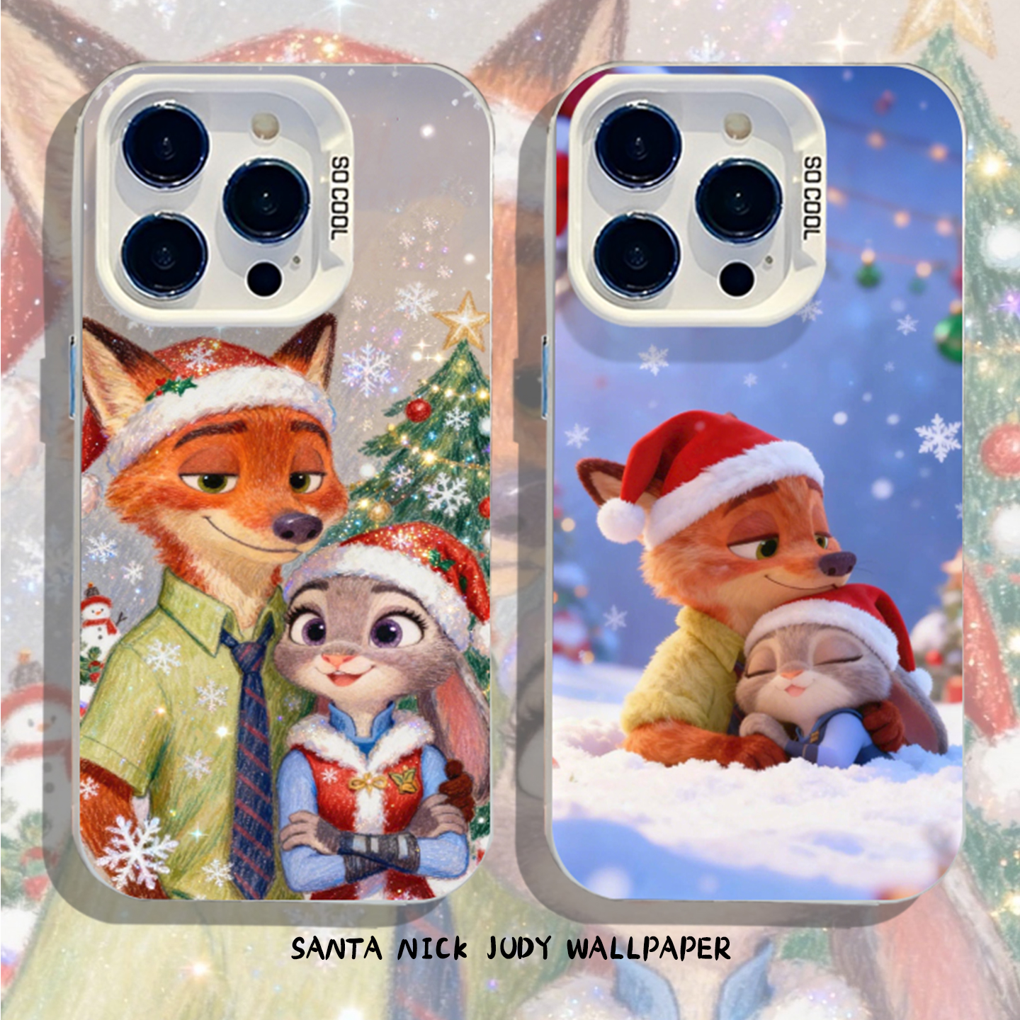 适用小米红米手机壳圣诞尼克朱迪