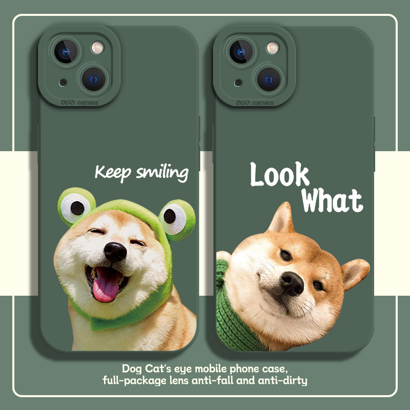 适用一加iqoo手机壳柴犬