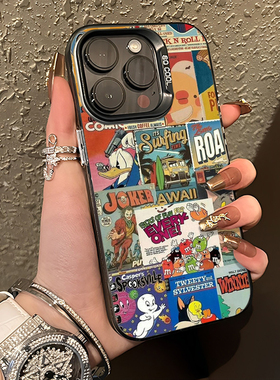 动画片海报手机壳适用小米17复古15ultra欧美14pro新款13/12/11红米k80k70E/k60k50k40s/k90/note10/turbo4/3