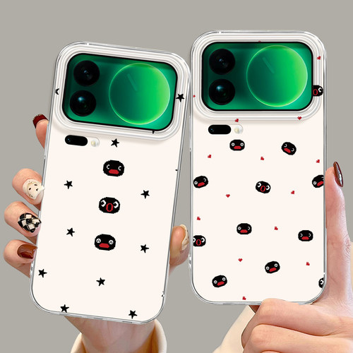 适用小米红米手机壳像素pingu