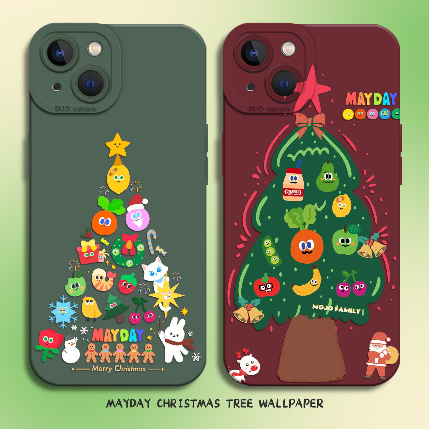 圣诞树手机壳五月天周边
