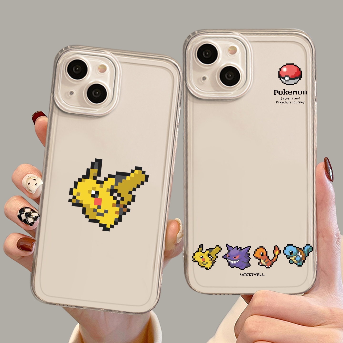 适用一加iqoo手机壳像素宝可梦