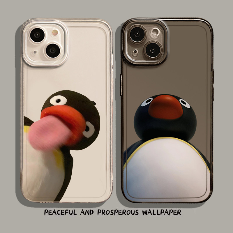 抽象pingu企鹅手机壳新款图片