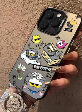 权志龙zoa猫咪gd手机壳适用苹果16新款iphone15promax周边14plus同款13mini小雏菊12卡通11可爱8p女7/xs/xr/x