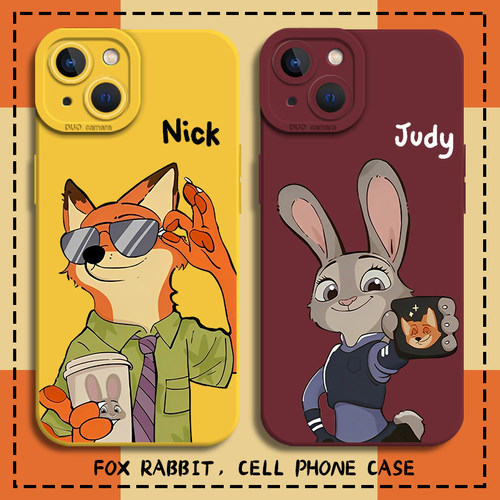 尼克朱迪手机壳疯狂动物城