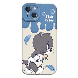 猫和老鼠手机壳适用小米17promax/15ultra汤姆和杰瑞14情侣13/12红米k80k70/k60至尊版k50/k40s/k90/note11/9