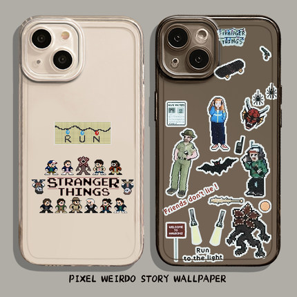 适用小米17promax手机壳15像素风14pro怪奇物语13美剧12周边11红米k90k80k70k60k50k40s欧美note10男turbo4/3