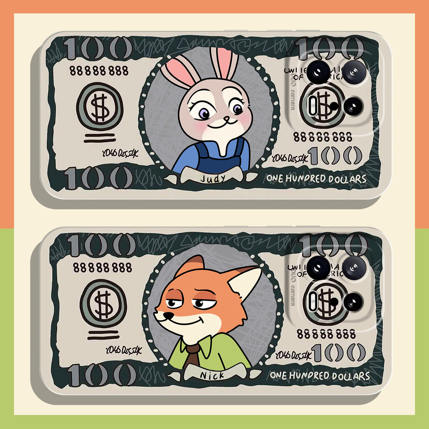 适用小米红米手机壳尼克朱迪