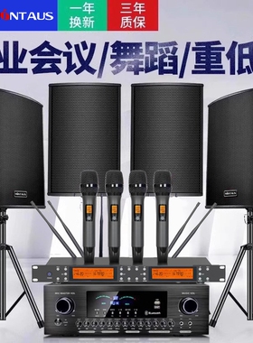 金正 家庭K歌套装会议室专用音响功放套装舞蹈婚庆舞台教室演讲音