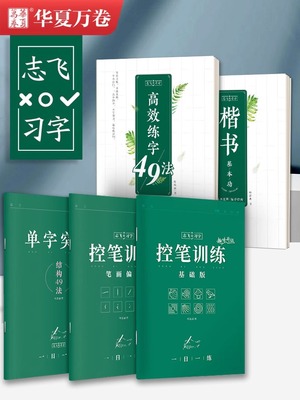 志飞习字高效练字49法硬笔楷书