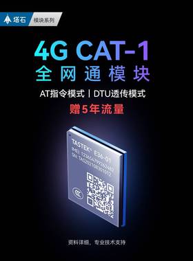 4g模块dtu无线数据串口透传lte通讯通信mqtt物联网4Gcat1模组