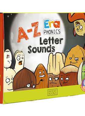 自然拼读A-Z字母故事集绘本 ERA PHONICS : A TO Z Letter Sounds 原版英文绘本自然拼读教材26个英文字母自然拼读 多样故事主题