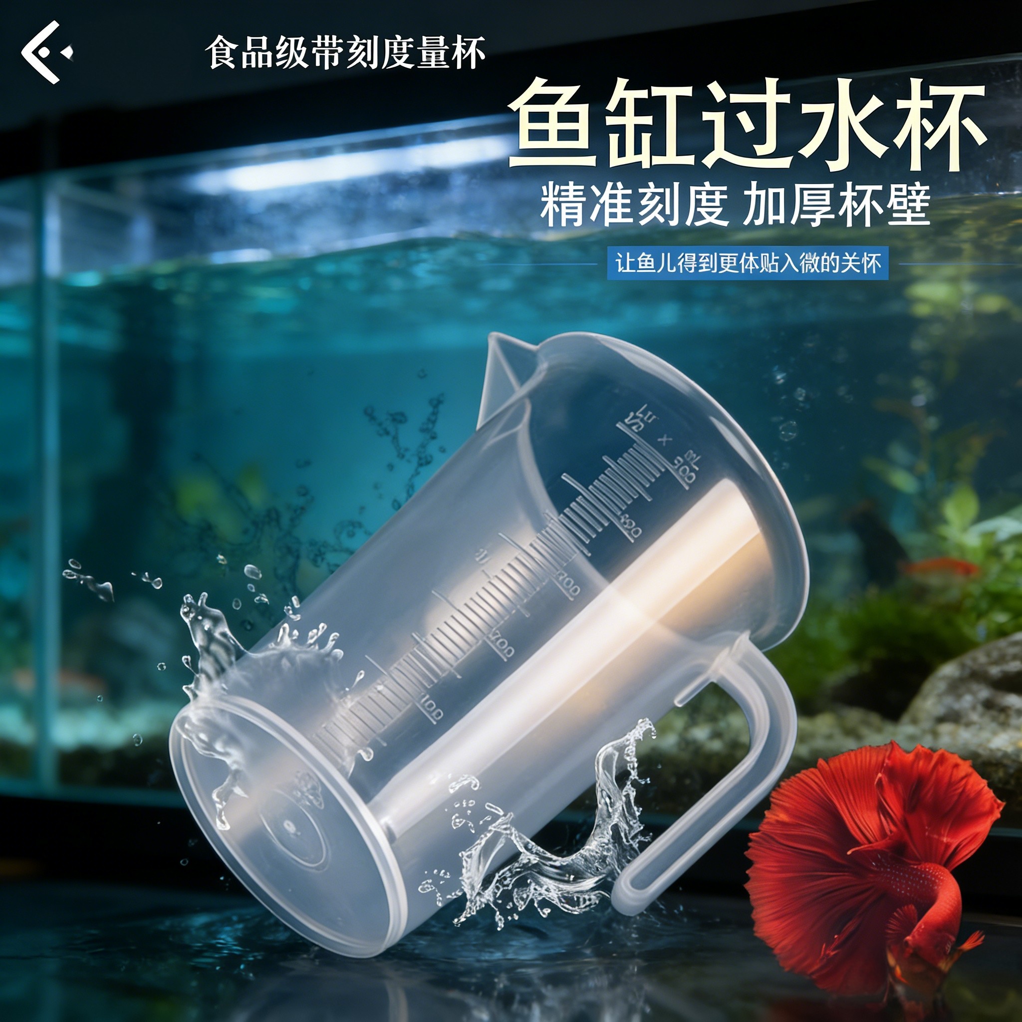 鱼缸过水换水塑料量杯水族箱迷你鱼缸加水困水桶带刻度治疗喂食杯,宠物/宠物食品及用品,其它水族用具设备,淘宝优惠券,粉丝福利购,淘宝优惠卷