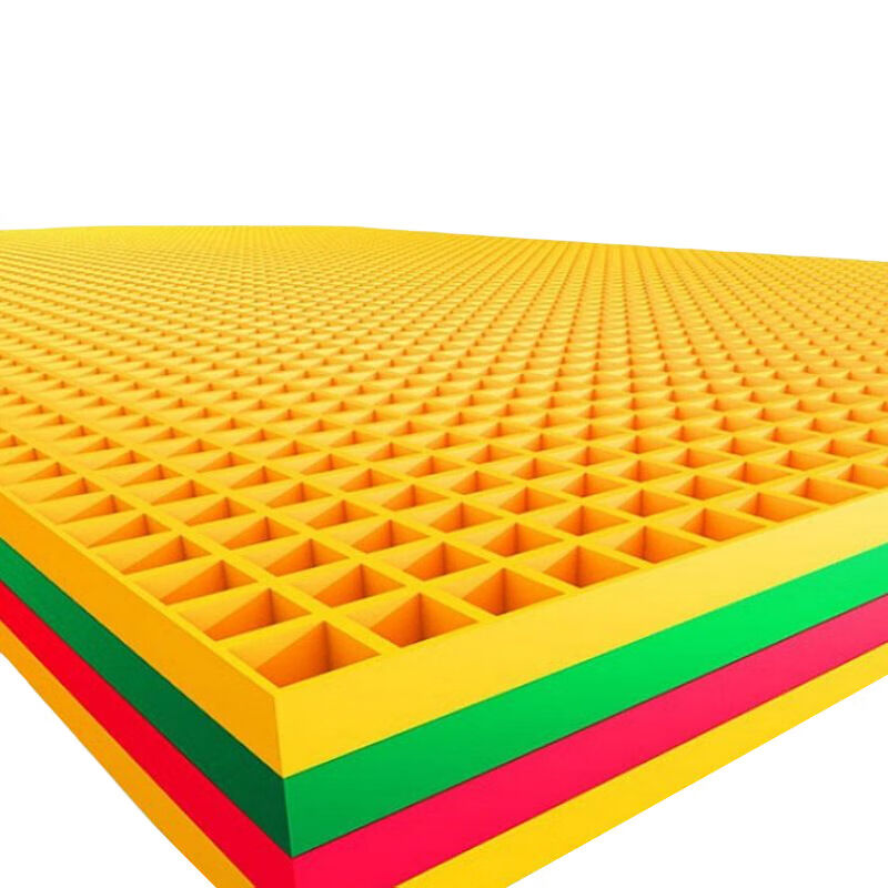 京速玻璃钢格栅排水沟盖板网格树坑树篦子盖板网格尺寸38*38*30mm