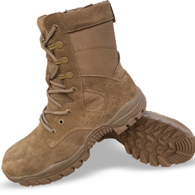 际华3511正品作战训靴男侧拉链减震透气防水登山沙漠棕色训练鞋