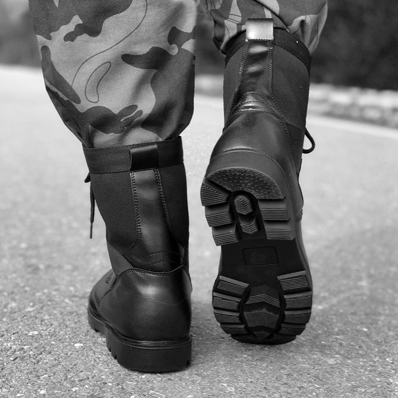 作训靴男高帮透气战靴女训练鞋工装靴保安鞋户外工作靴子秋冬防水
