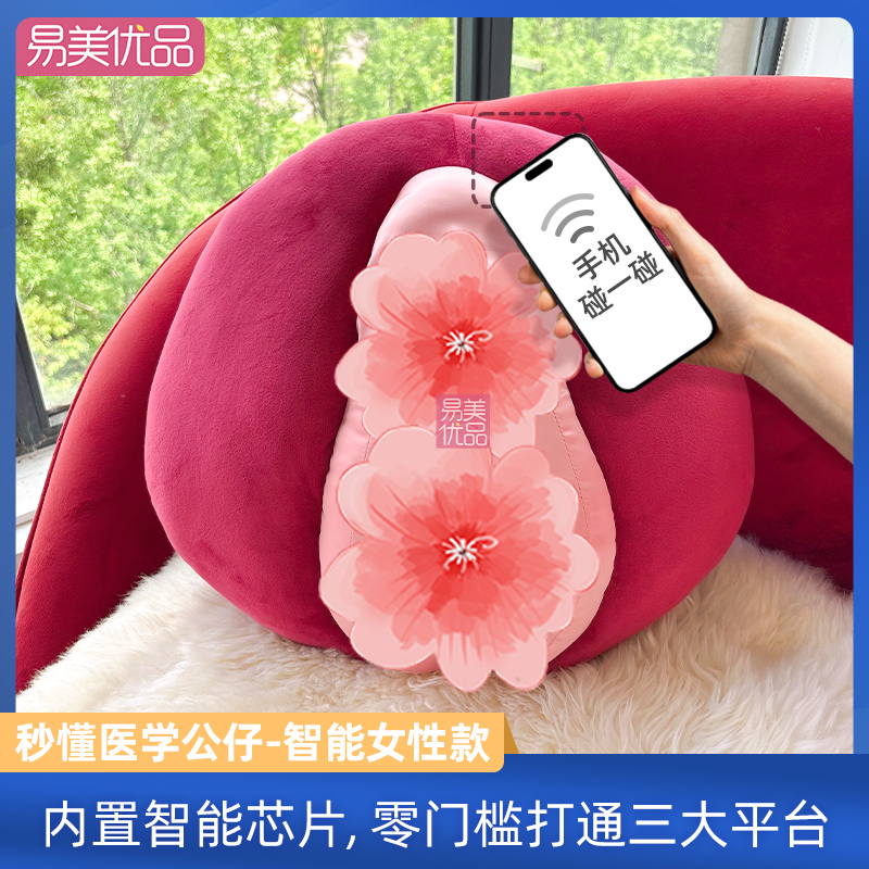 女性科普抱枕大号智能功能辅助涨粉涨流量美容院公仔医学科普