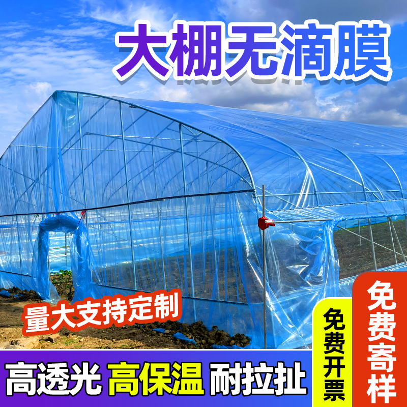 大棚塑料膜无滴膜透明加厚抗老化长寿耐用薄膜农用种植专用保温膜