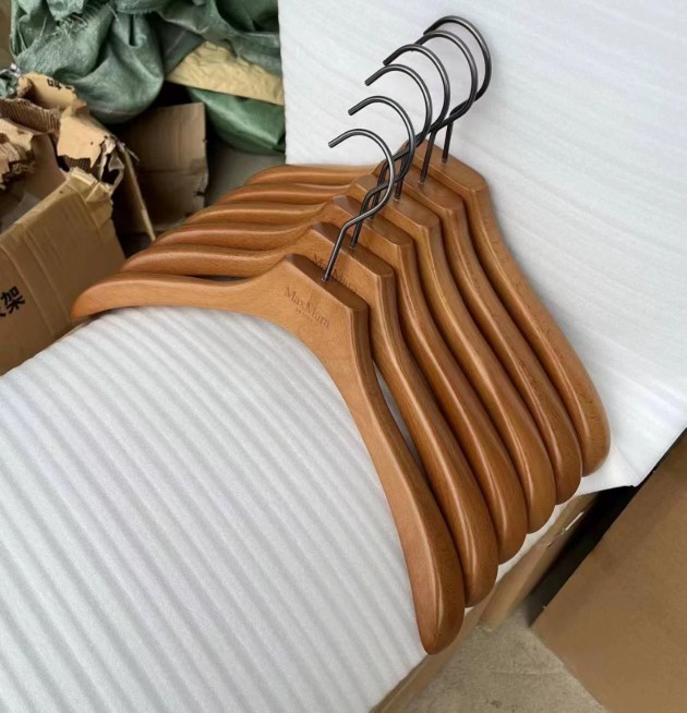 新款maxmara榉木大衣收藏品101801实木衣架原装正品包邮质量超好