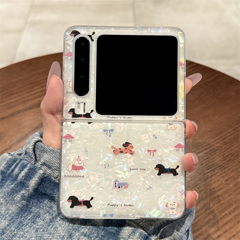 适用华为purax贝壳纹腊肠狗