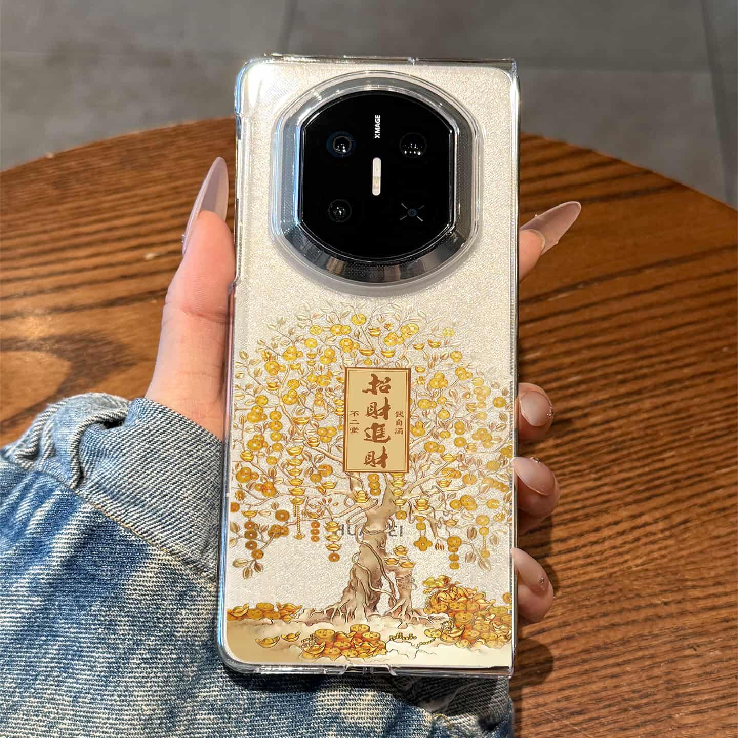 适用华为matex7招财树手机壳