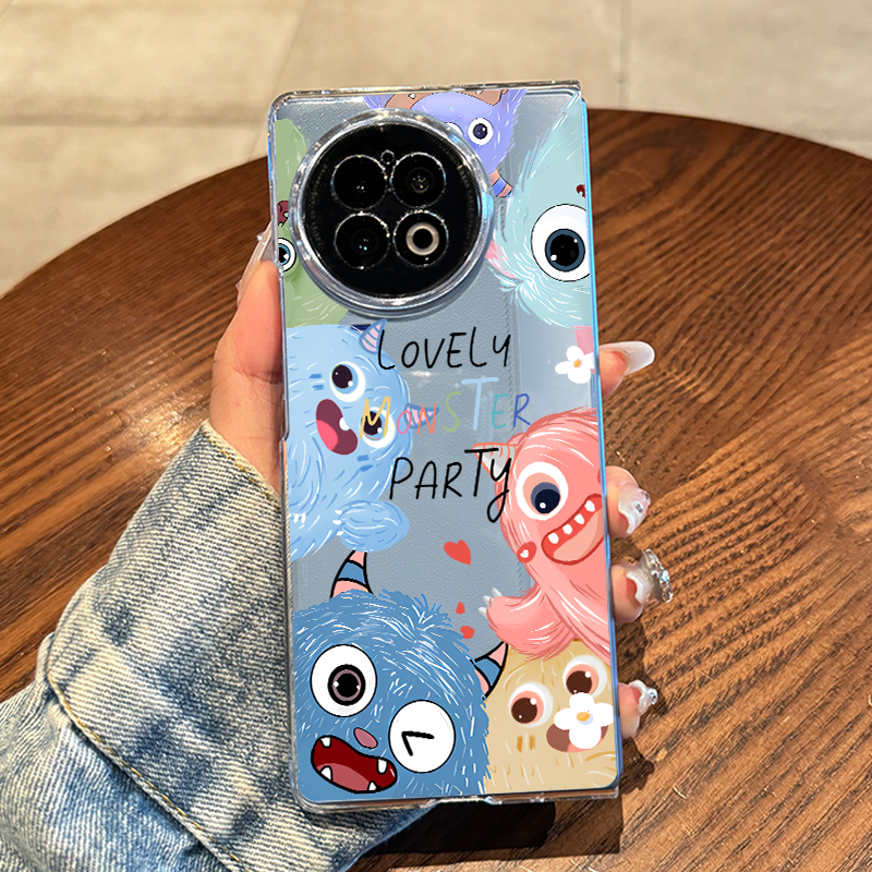 vivoxfold彩色怪兽透明手机壳