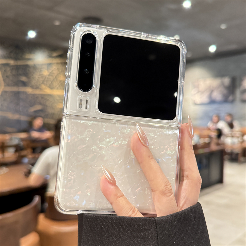 适用华为purax彩色贝壳纹外壳