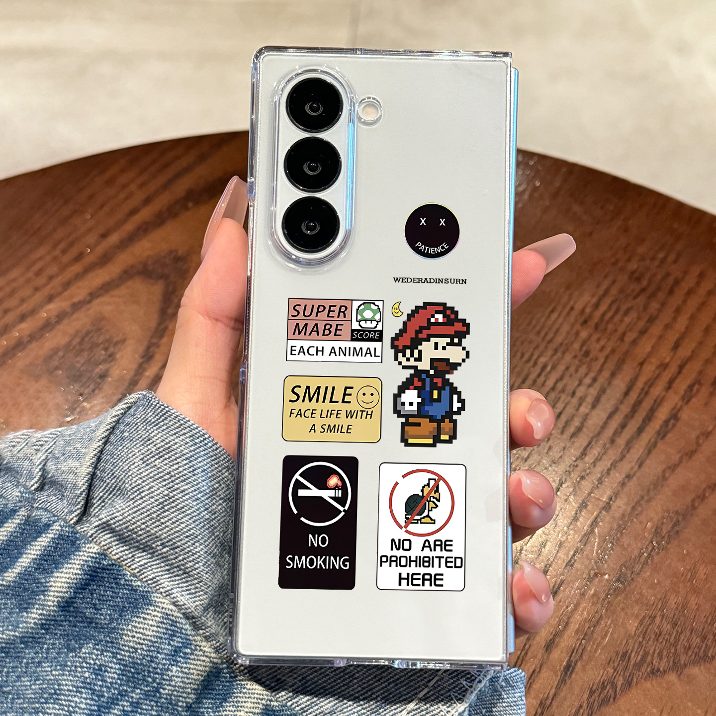 适用于三星zfold手机壳马里奥