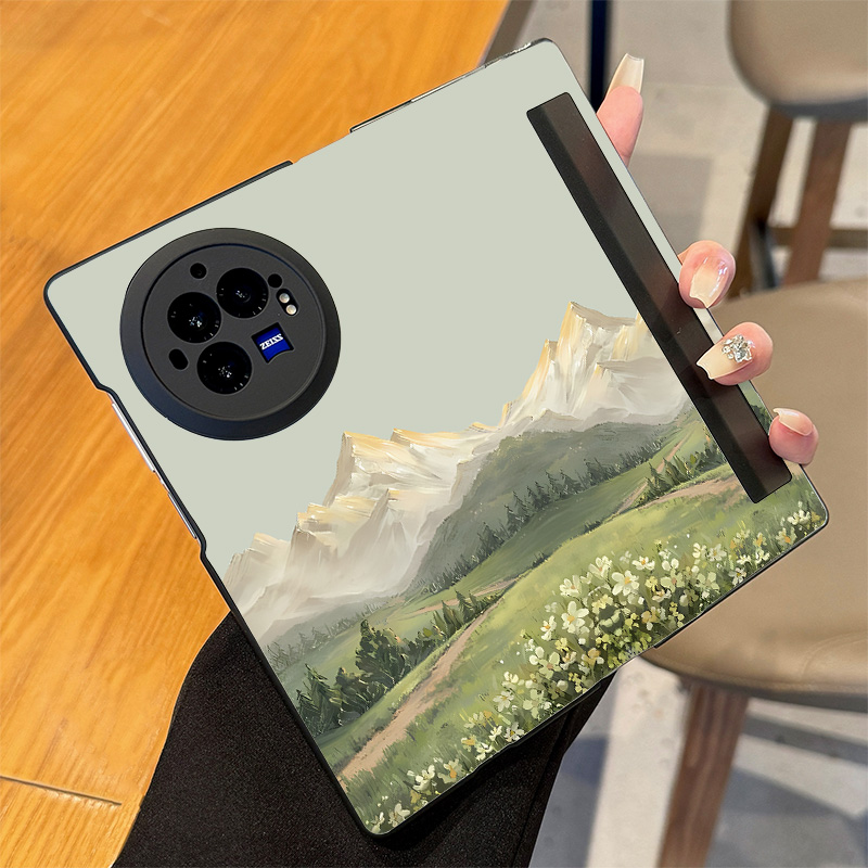 平原雪山适用于vivoxflod皮套