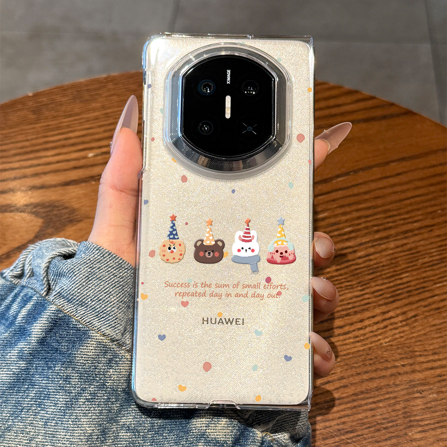 适用华为matex7可爱小动物手机壳