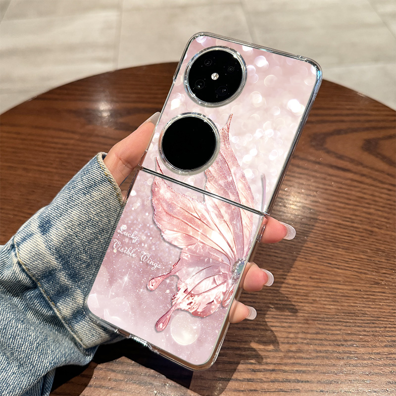 适用于华为pocket2流光蝴蝶外壳