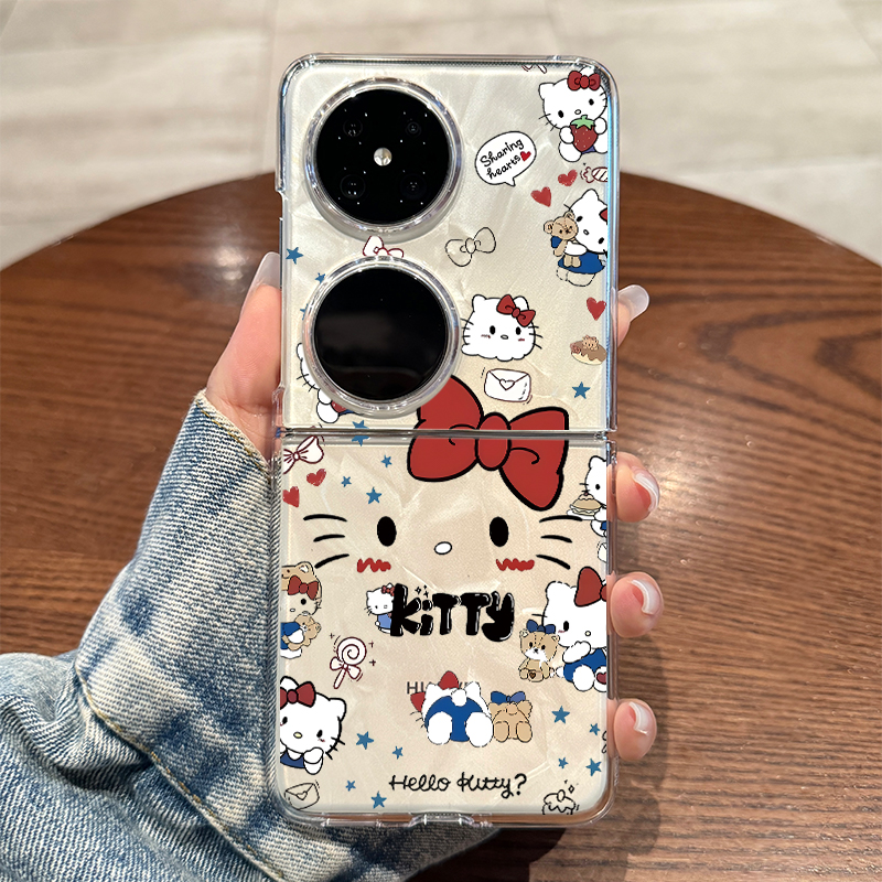 可爱kt猫适用于华为pocket2壳