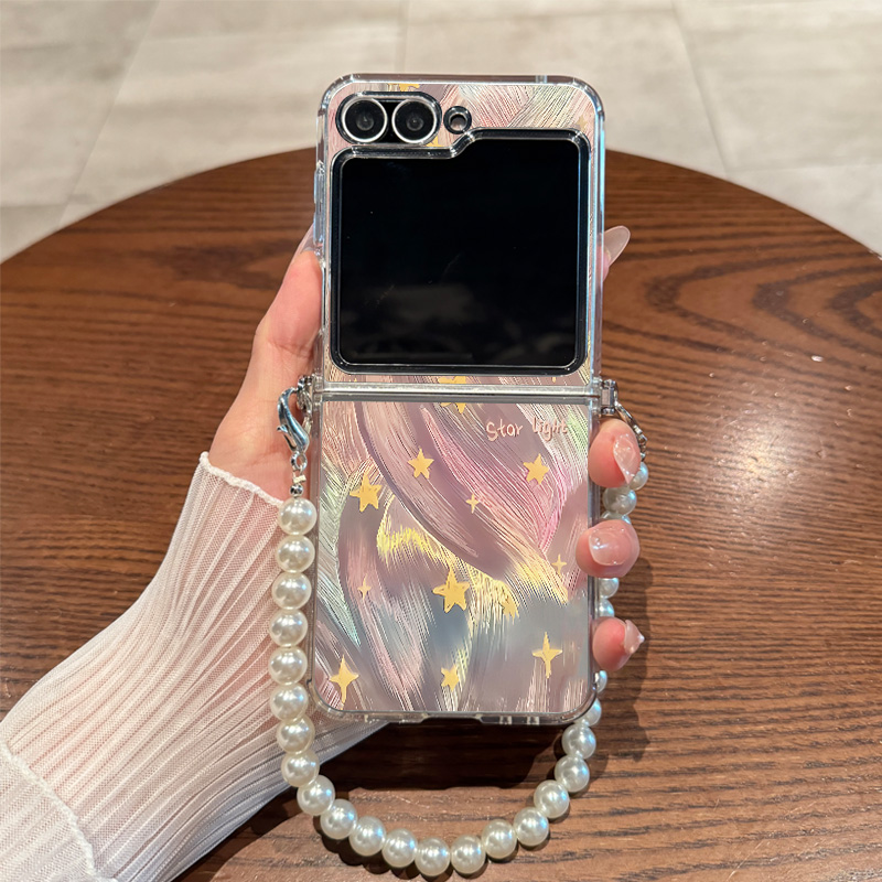 三星zflip6手机壳流光星星