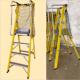 玻璃钢绝缘平台人字梯子折叠工程梯家用扶手移动安全加厚爬梯登高