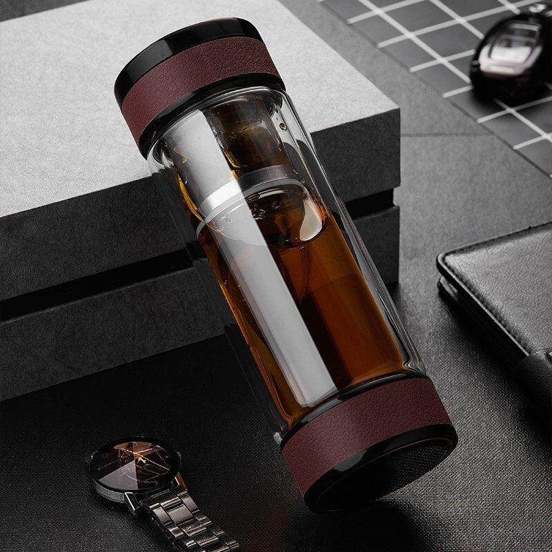 双层玻璃杯耐高温高档便携家用旅行泡茶水杯办公室男车载隔热杯子,餐饮具,玻璃杯,淘宝优惠券,粉丝福利购,淘宝优惠卷