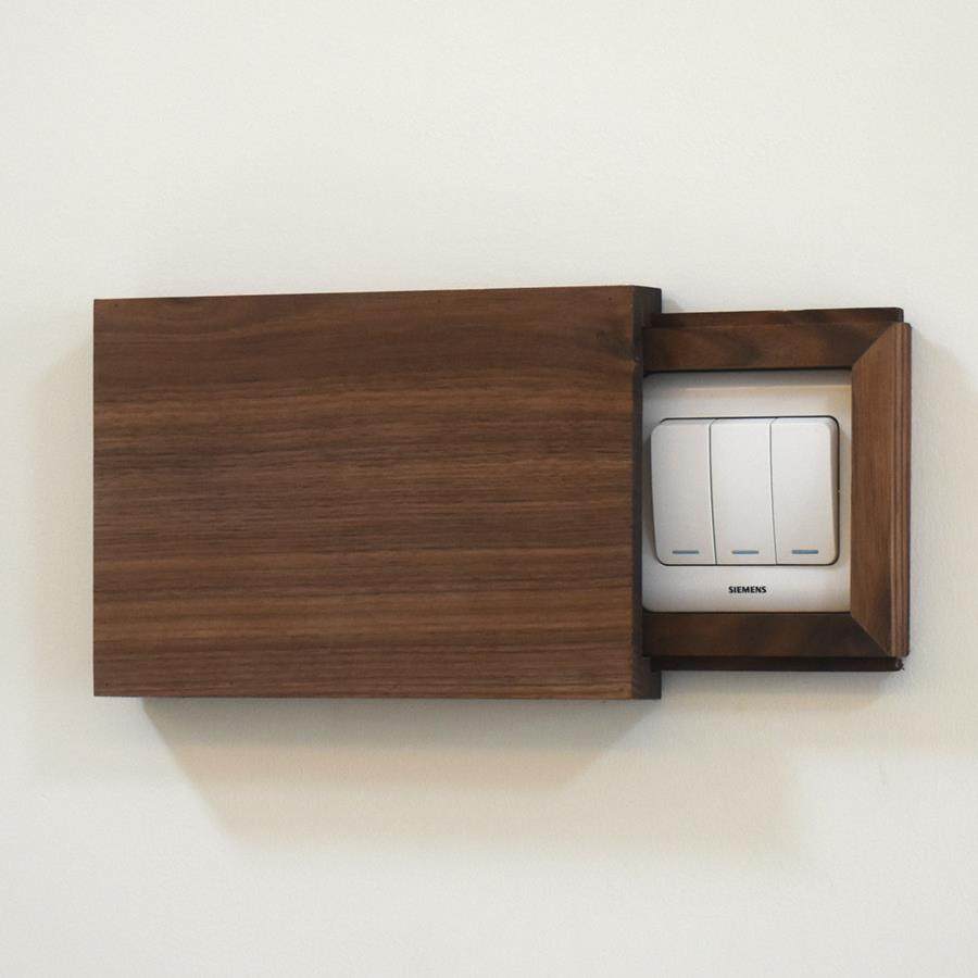 开关保护套防脏实木可定制门牌面板插座遮挡遮丑装饰开关边框墙贴,家居饰品,开关贴,淘宝优惠券,粉丝福利购,淘宝优惠卷