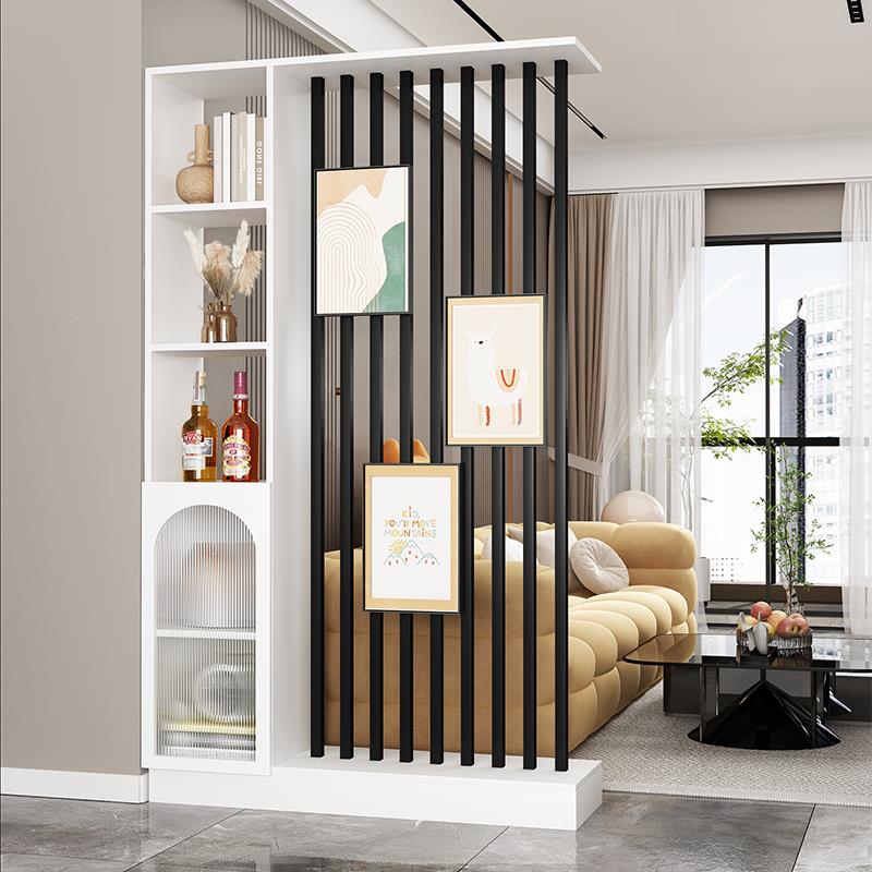 入户玄关柜客厅隔断简约现代正对门屏风一体小户型门厅装饰柜酒柜