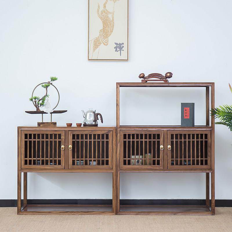 新中式茶桌小边柜 茶桌小型边柜 茶桌边柜置物柜可移动茶室储物柜,住宅家具,角几/边几,淘宝优惠券,粉丝福利购,淘宝优惠卷
