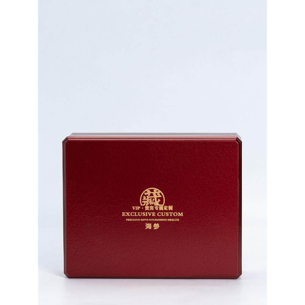 海参包装盒礼品盒配卡扣高档内盒一斤装海参红色金色高档木盒定制
