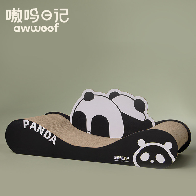 嗷呜日记贵妃椅猫抓板窝耐抓耐磨图片