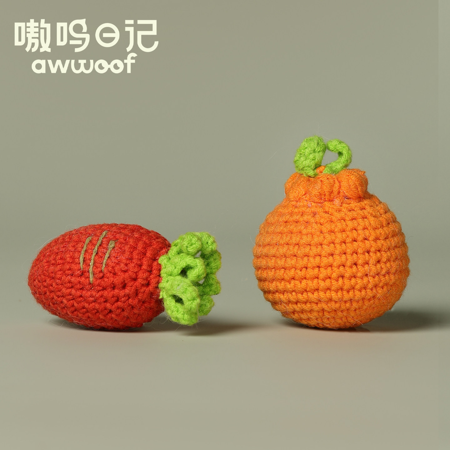 嗷呜日记毛线编织猫薄荷宠物玩具图片