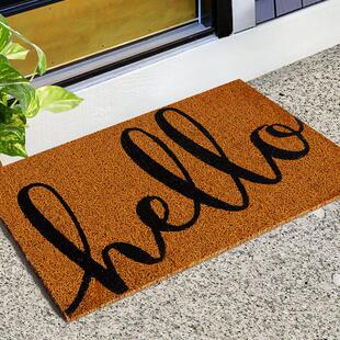 Imitation coconut palm entry doormat foot pad进门脚垫pvc地垫
