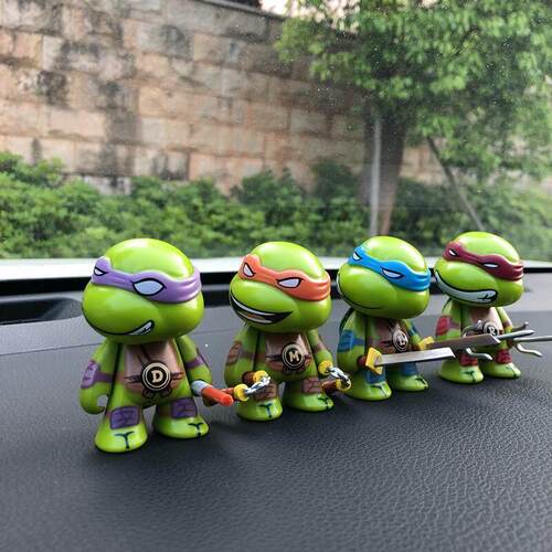 vibrating blasting car accessories ninja turtles doll