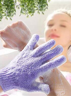 1Pc Five Fingers Bath Towel Gloves Bath Shower Candy Colors1