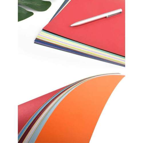 20 color A4 paper color thick handmade large cover cardboard