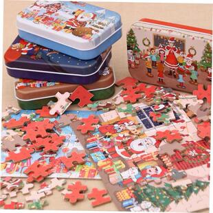 Christmas DIY small gift Puzzle Puzzle Kindergarten prizes