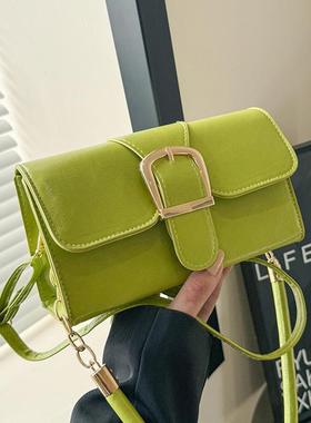 Stylish style latch vintage through crossbody shoulder bag