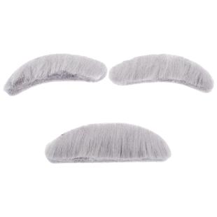 1 set of Simulation Beard False Eyebrow Funny Fake Mustache